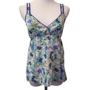 Kookai floral tank top size 4 (L28)